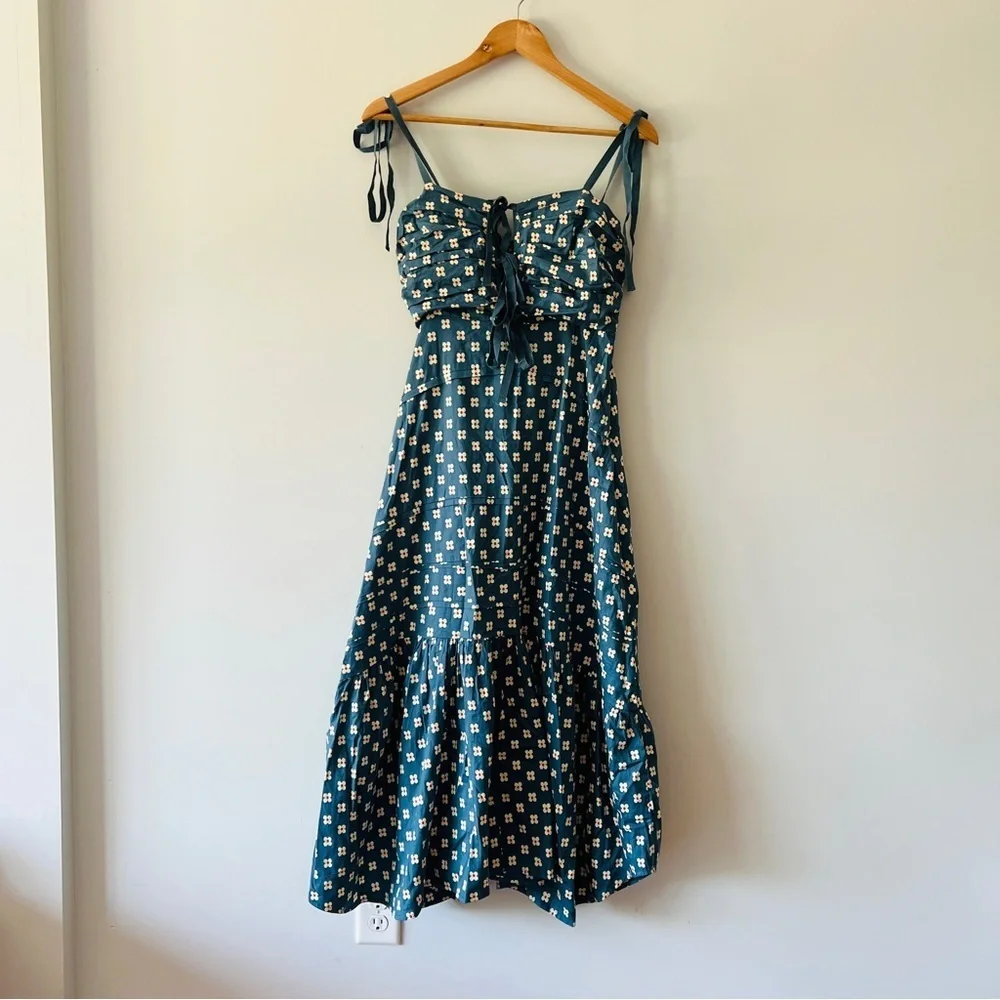 NWT Free People  Palma Printed Midi Dress Size Small​​​